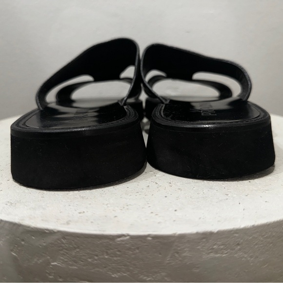 Prada ‘Jesus’ Leather Sandals - Picture 4 of 12